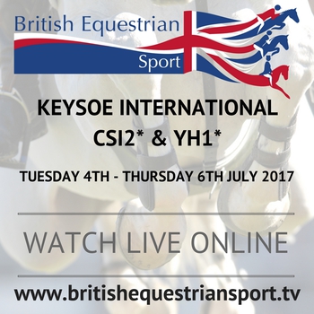 Live streaming from Keysoe CSI** International starts tomorrow Live streaming from Keysoe CSI** International starts tomorrow